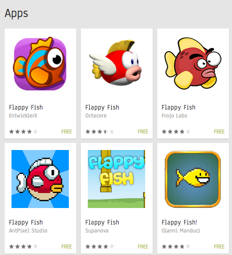 Flappy fish