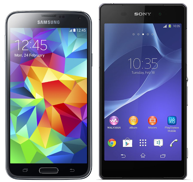 Samsung Galaxy S5 vs Sony Xperia Z2