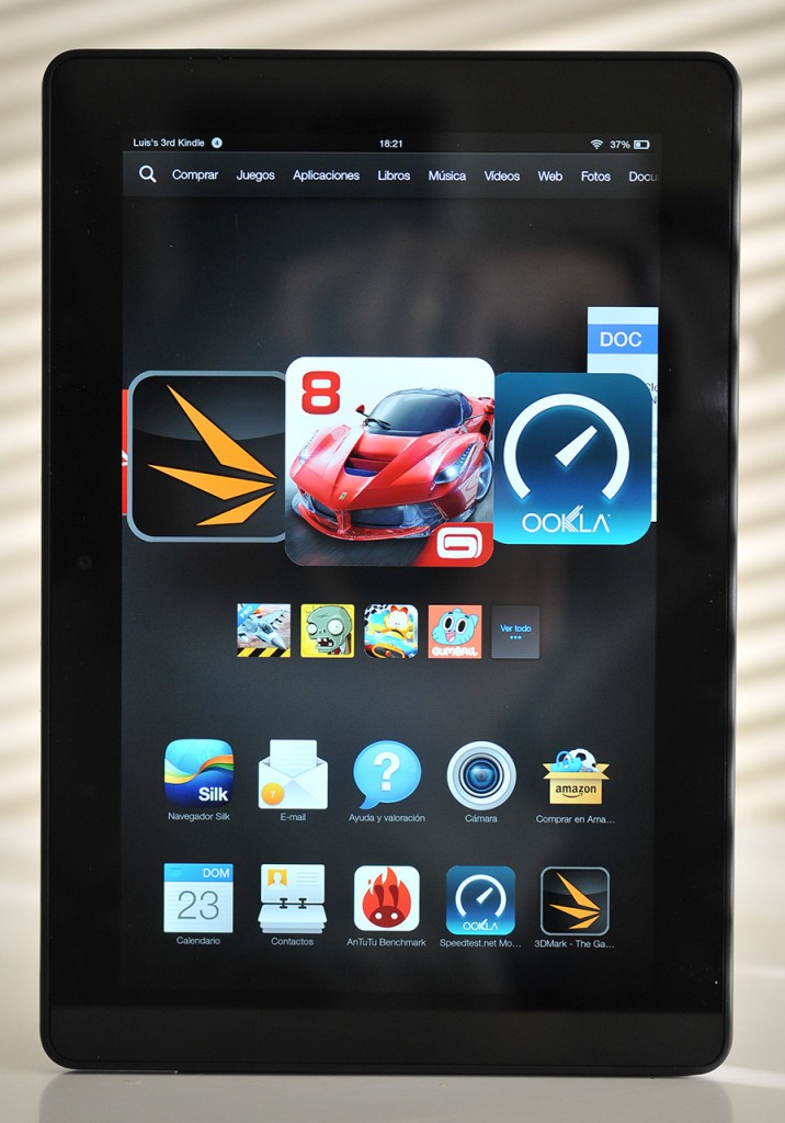 Kindle Fire HDX 89 - Frontal