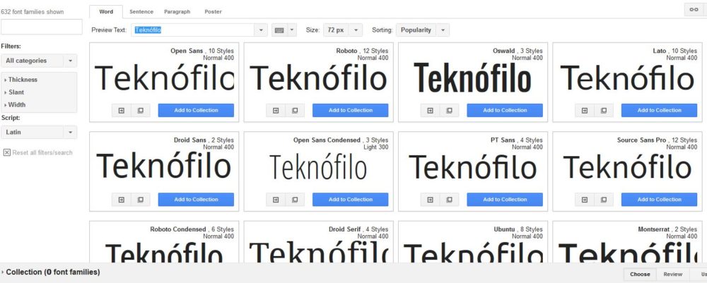 Google Fonts