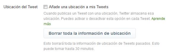 Twitter historial búsquedas