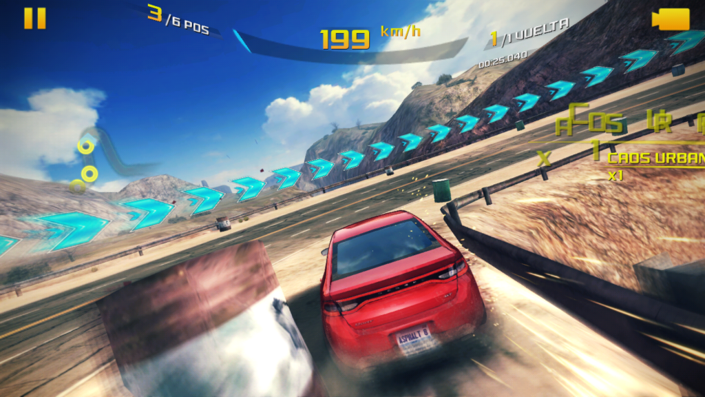 Asphalt 8 en Galaxy S5