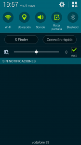 Barra de notificaciones