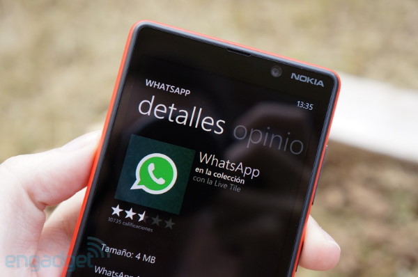 WhatsApp en Windows Phone