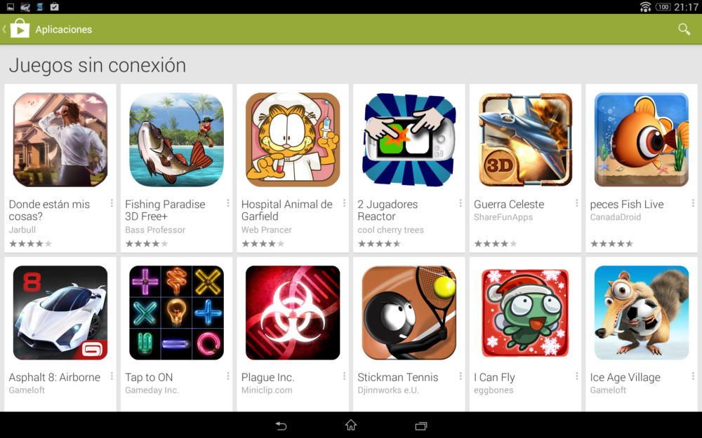 Juegos sin conexión a internet - Apps en Google Play