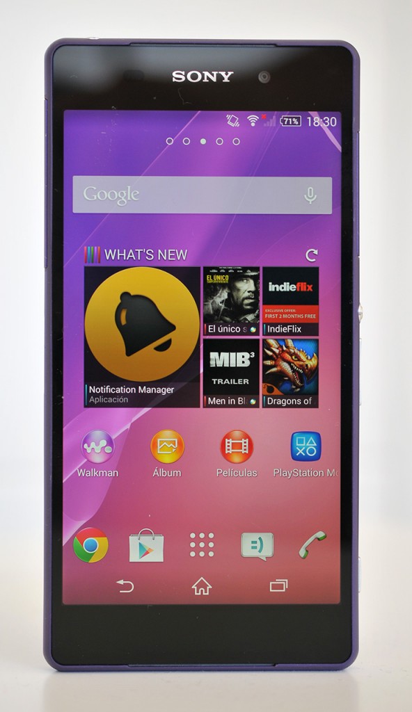 Sony Xperia Z2 - frontal