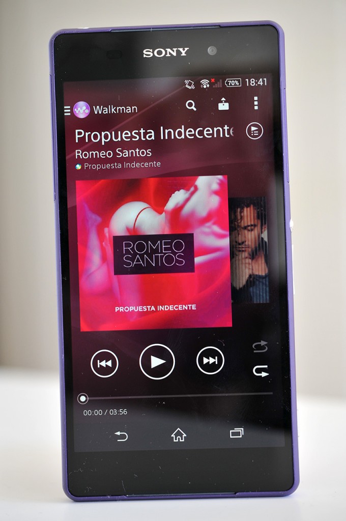 Sony Xperia Z2 - musica