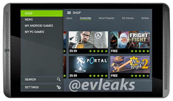 NVIDIA Shield Tab