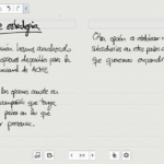 S Note - Texto manuscrito