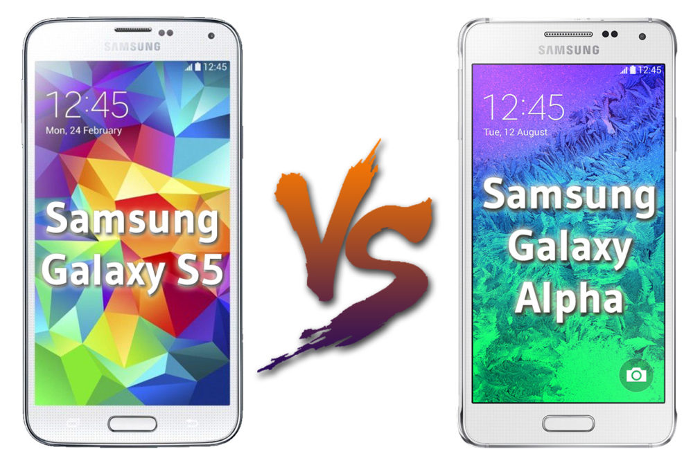 Samsung Galaxy Alpha vs Samsung Galaxy S5