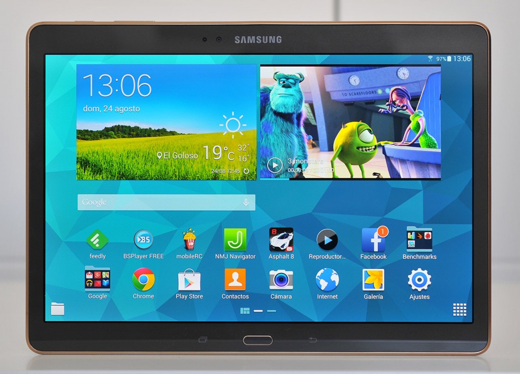 Samsung Galaxy Tab S - Frontal