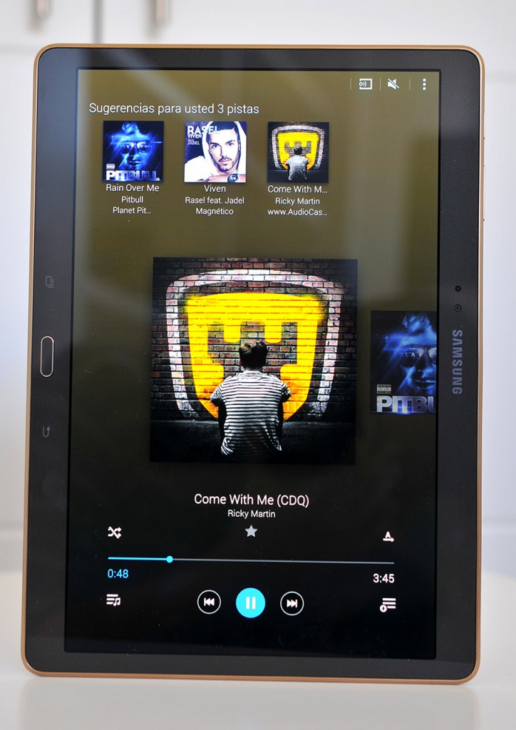 Samsung Galaxy Tab S - Musica