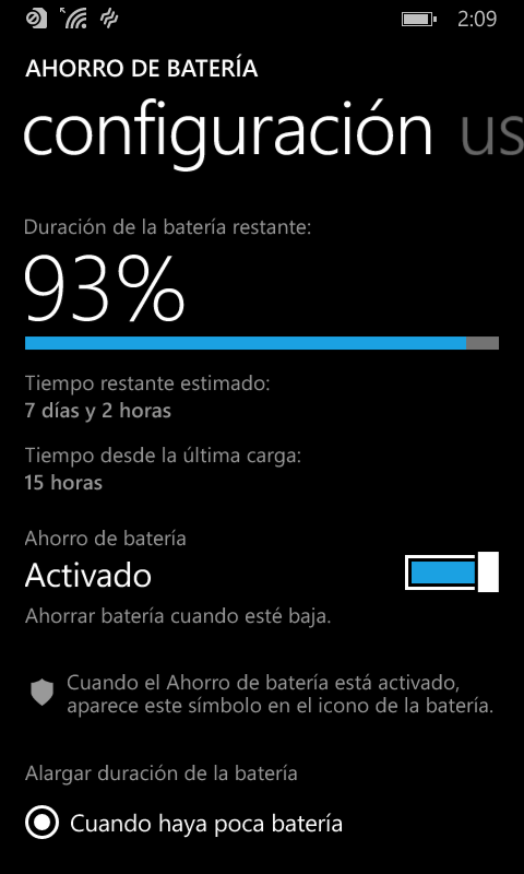 Nokia Lumia 630 - Batería