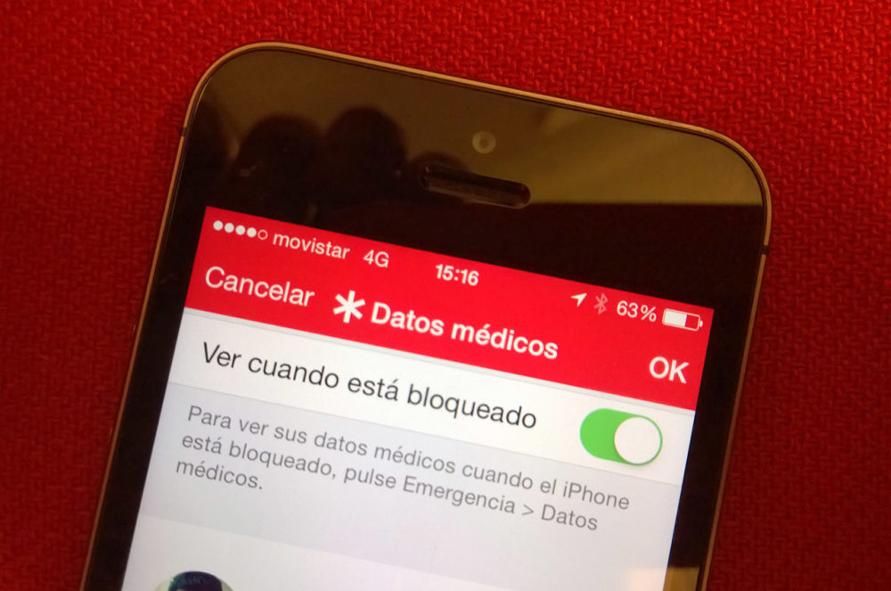 Esta funcionalidad de iOS 8 puede salvar tu vida (literalmente) Datos médicos