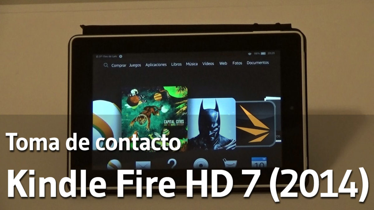 Kindle Fire HD 7 (2014) - Toma contacto