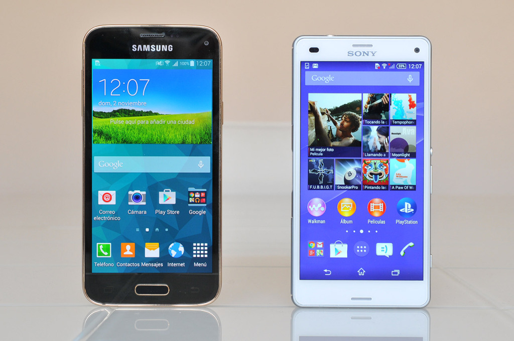 Samsung Galaxy S5 mini - Sony Xperia Z3 Compact