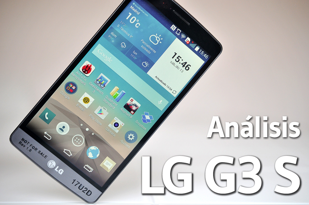 LG G3 S: características y valoraciones