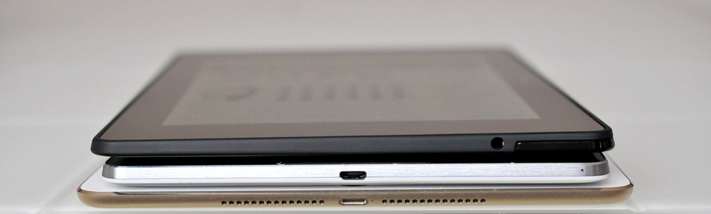 Kindle Fire HDX 8.9" (2014), Nexus 9 y iPad Air 2