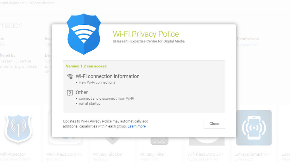 WiFi Andoid Police
