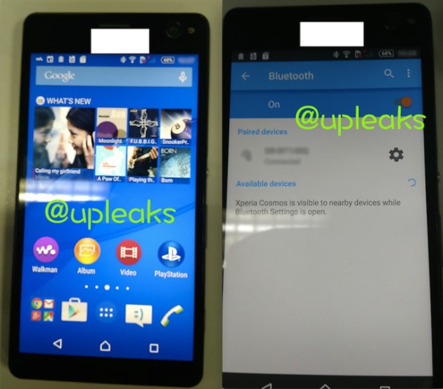 El nuevo Sony Xperia Cosmos enfocado a los selfies parece en imágenes filtradas Sony Xperia Cosmos