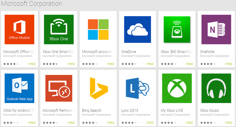 Apps Microsoft