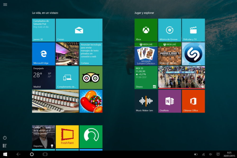 El primer parche de Windows 10 ocupa 1 GB y está en camino