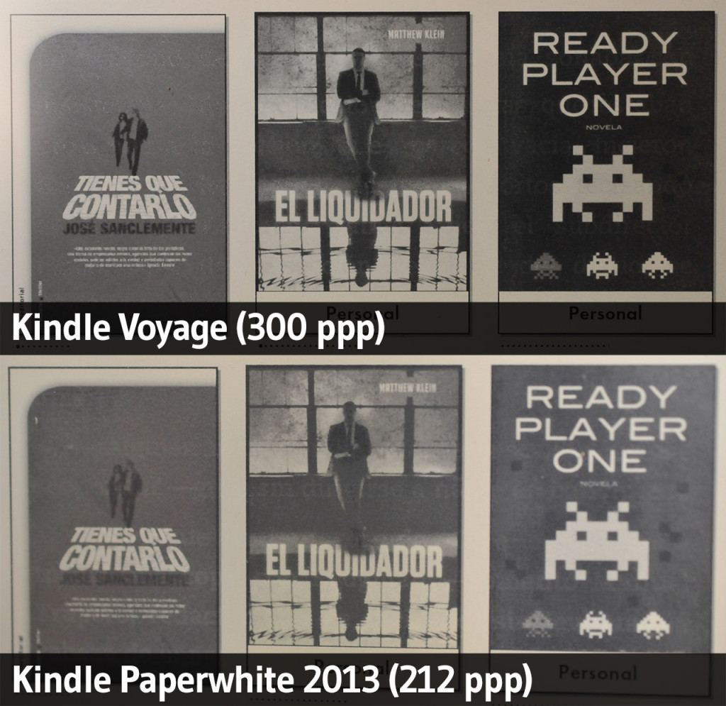 Kindle Paperwhite (2013) vs. Kindle Voyage