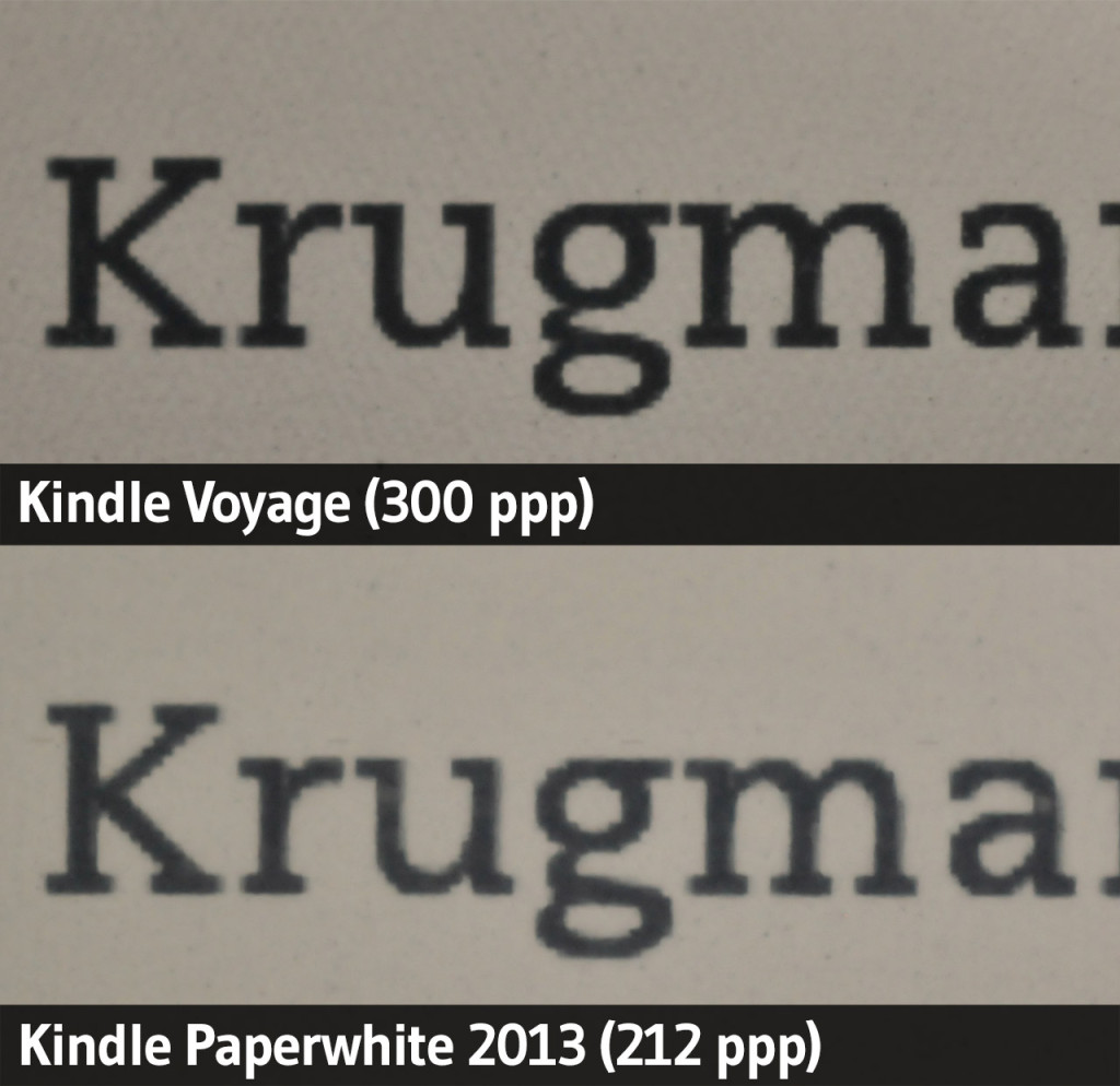 Kindle Paperwhite (2013) vs. Kindle Voyage 2