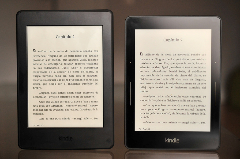 Kindle Paperwhite (2015) vs. Kindle Voyage