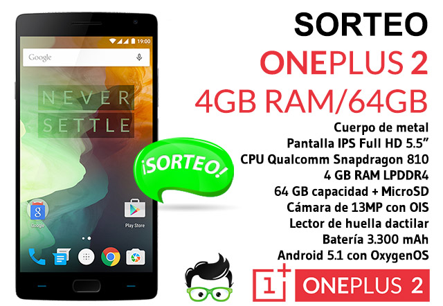 Sorteo del OnePlus 2 en Teknófilo