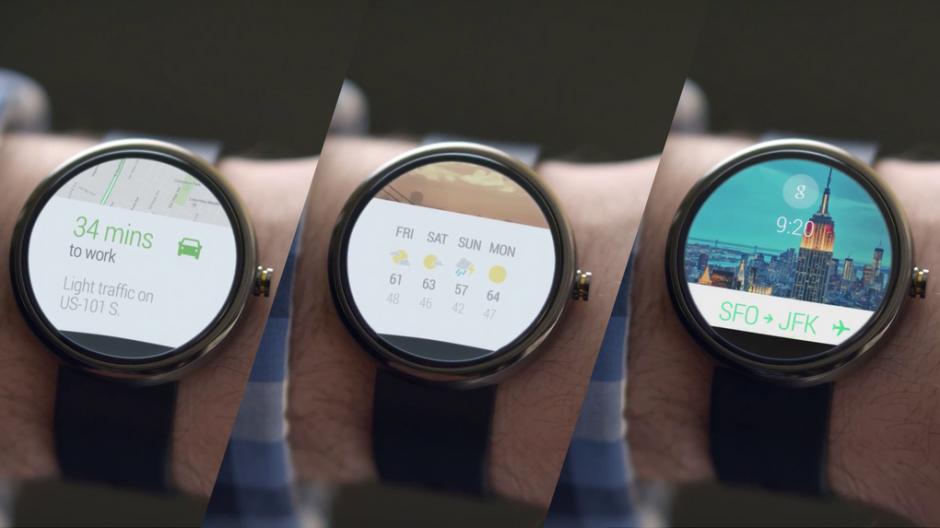 Franja inferior en la pantalla del Moto 360