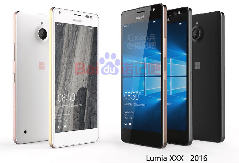 El Microsoft Lumia 850 se deja ver en sus cuatro variantes de color en nuevas fotografías filtradas