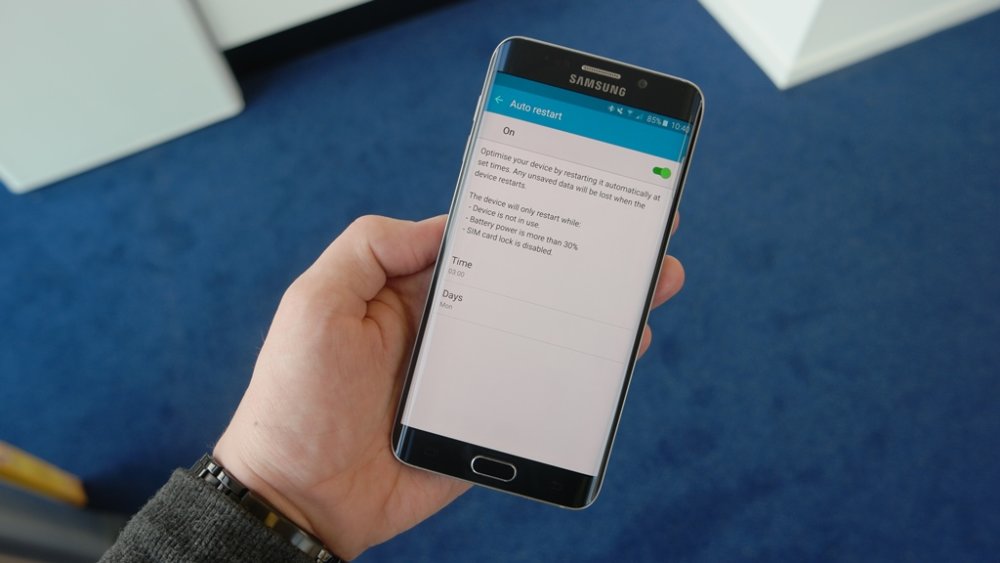¿Sabías que puedes programar tu Samsung Galaxy para que se reinicie periódicamente?
