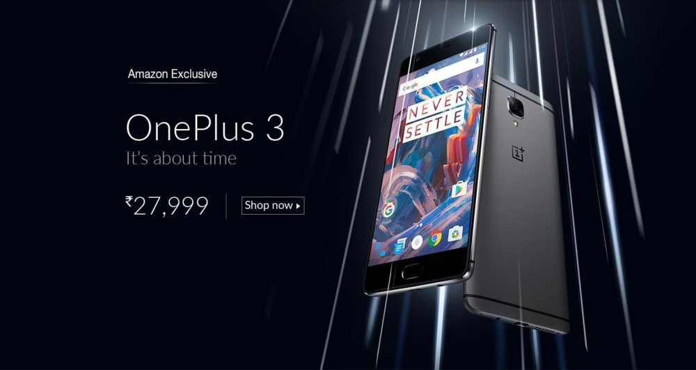 Amazon India revela las especificaciones completas del OnePlus 3 antes de su anuncio oficial