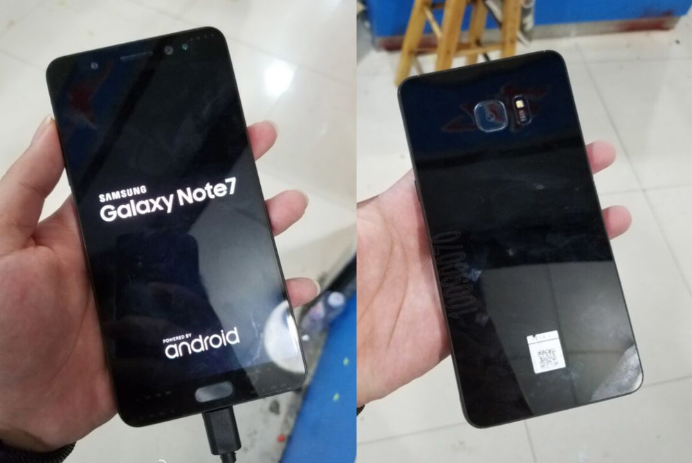 Este es el Samsung Galaxy Note 7 con pantalla plana que nunca verá la luz