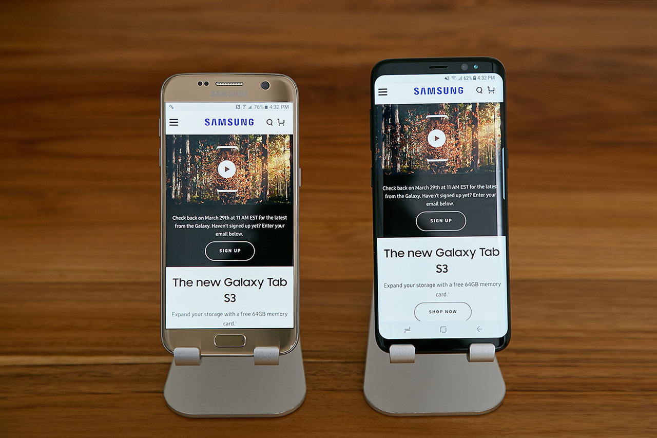samsung s7 y s8