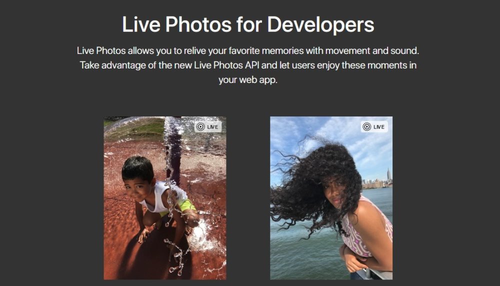Las fotos «vivas» del iPhone, Live Photos, dan el salto a la web