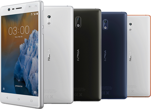 HMD anuncia la llegada del Nokia 3 a España