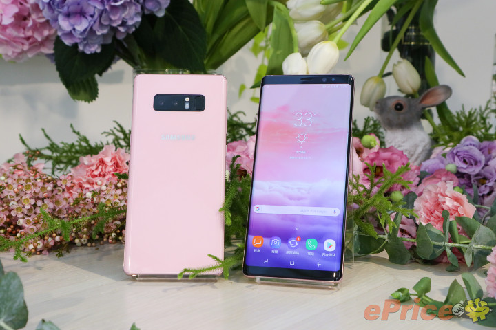 Samsung lanza versión rosada del Galaxy Note 8