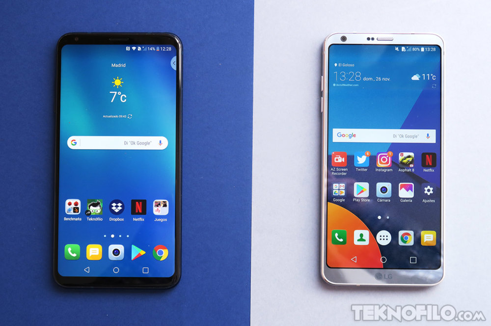 LG actualizará pronto el LG G6 y LG V30 a Android 8.1 Oreo