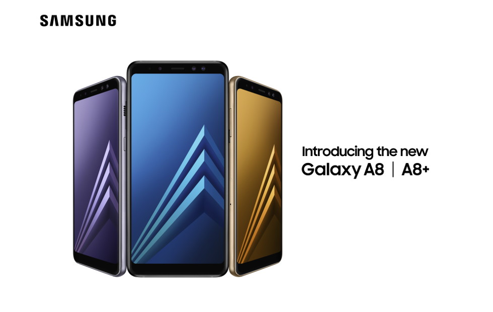 Samsung anuncia los nuevos Galaxy A8 y A8+ con pantalla infinita y doble cámara frontal