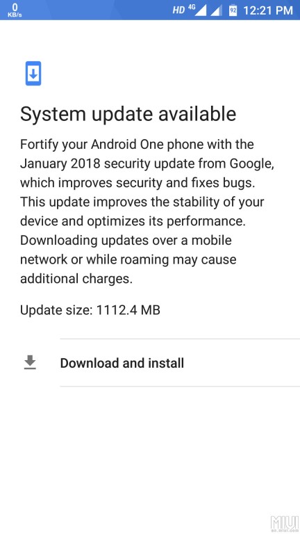 Actualización Android Oreo Xiaomi Mi A1