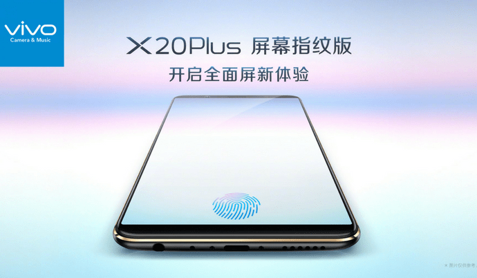 Vivo X20 Plus UD anunciado con pantalla con lector dactilar incluido