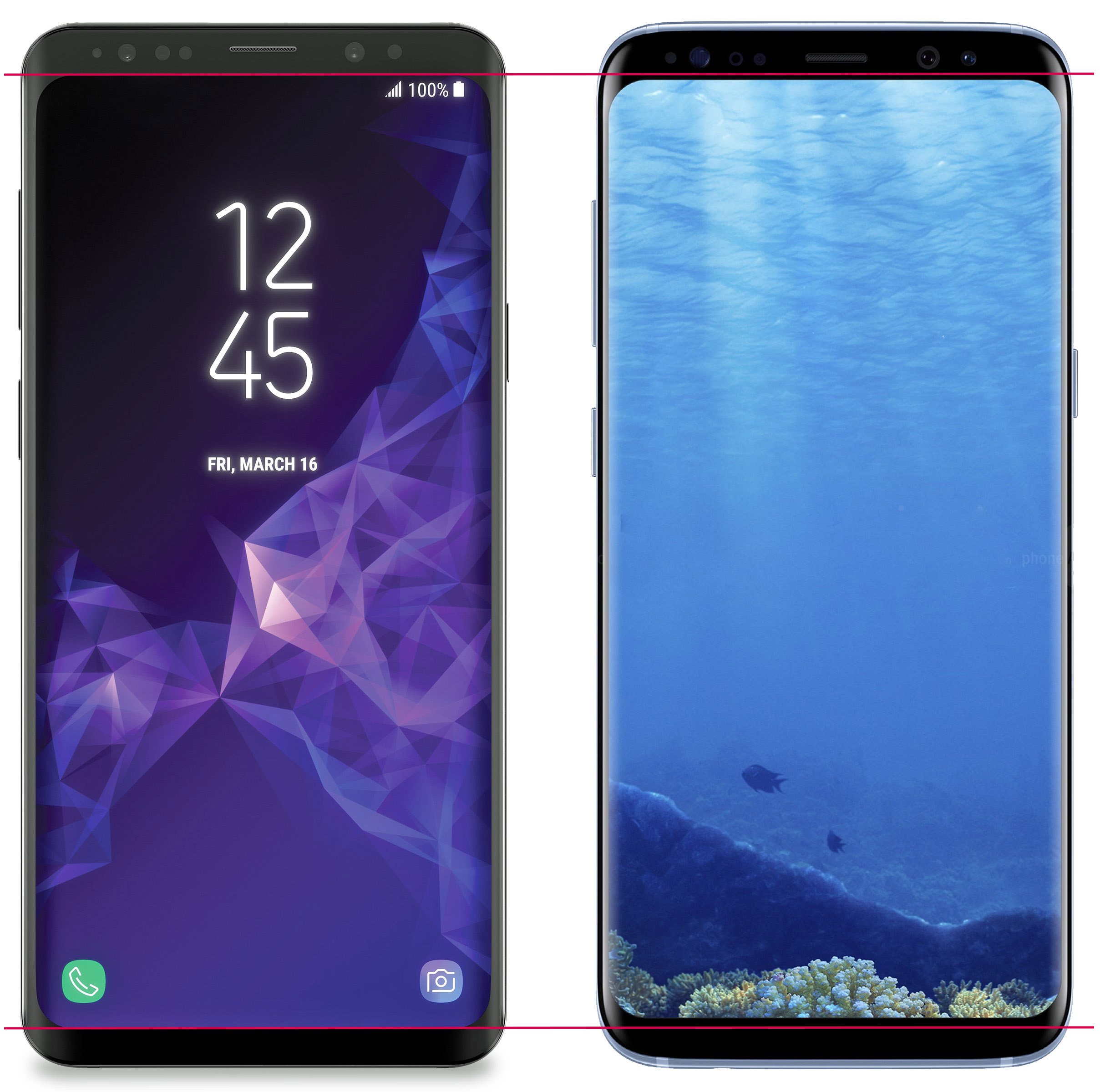 Samsung Galaxy S9 Vs Galaxy S8 Comparamos Con Lupa El Render Filtrado Teknofilo