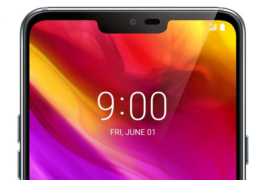 El LG G7 llegará con una pantalla QHD de 6.1″ con un brillo máximo de 1.000 nits