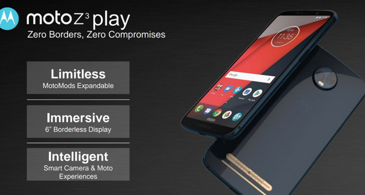 Documento interno detalla características del Moto Z3 Play