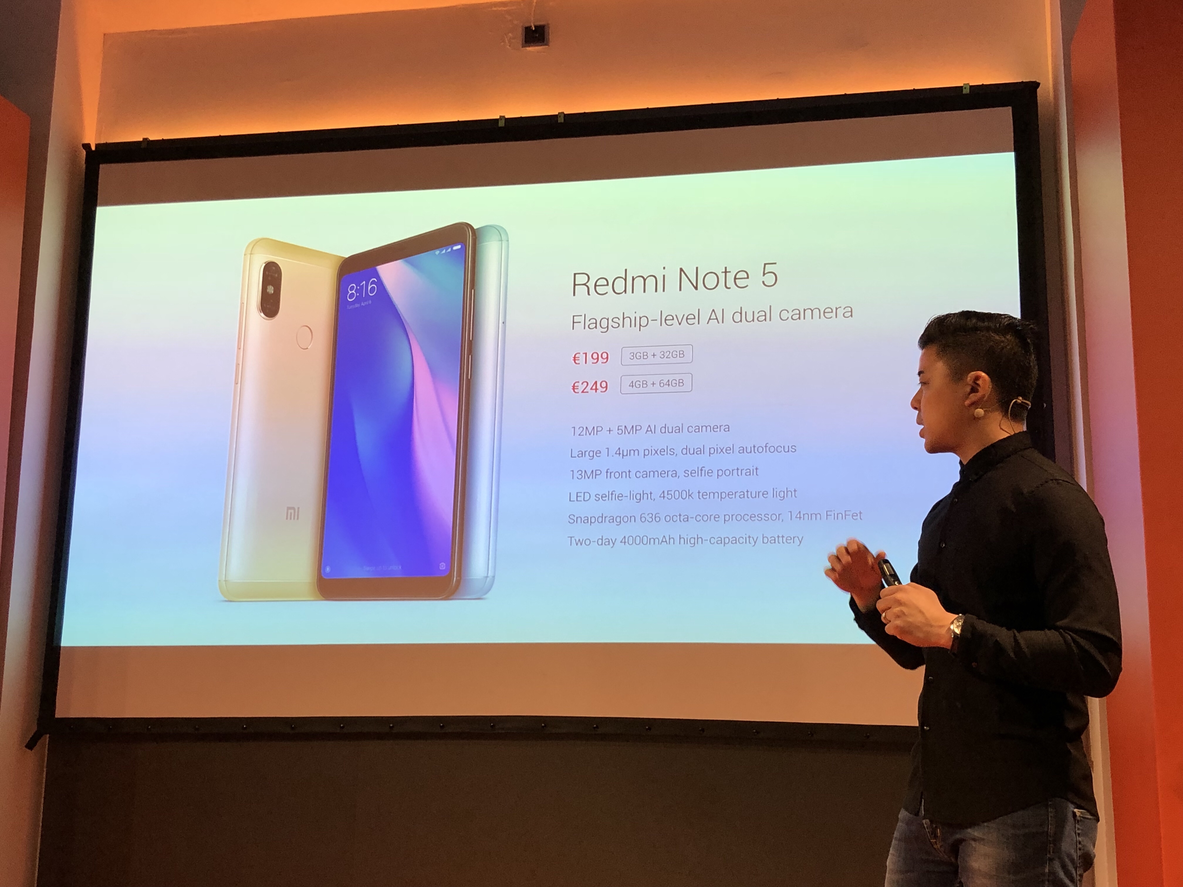 Redmi Note 5, Xiaomi España