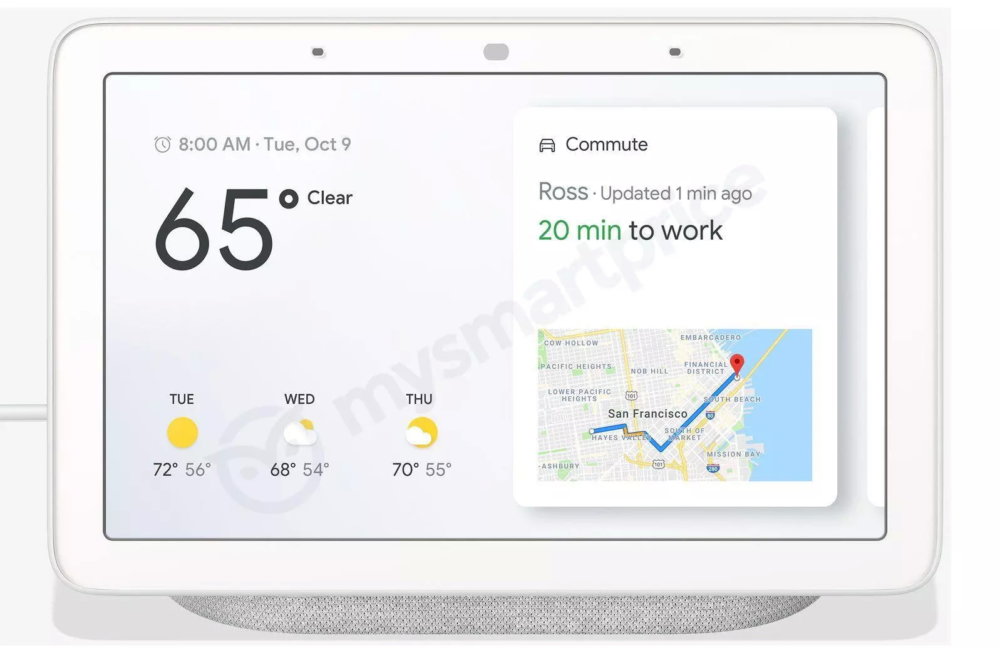 Google Home Hub: Filtrada la pantalla inteligente para el hogar de Google