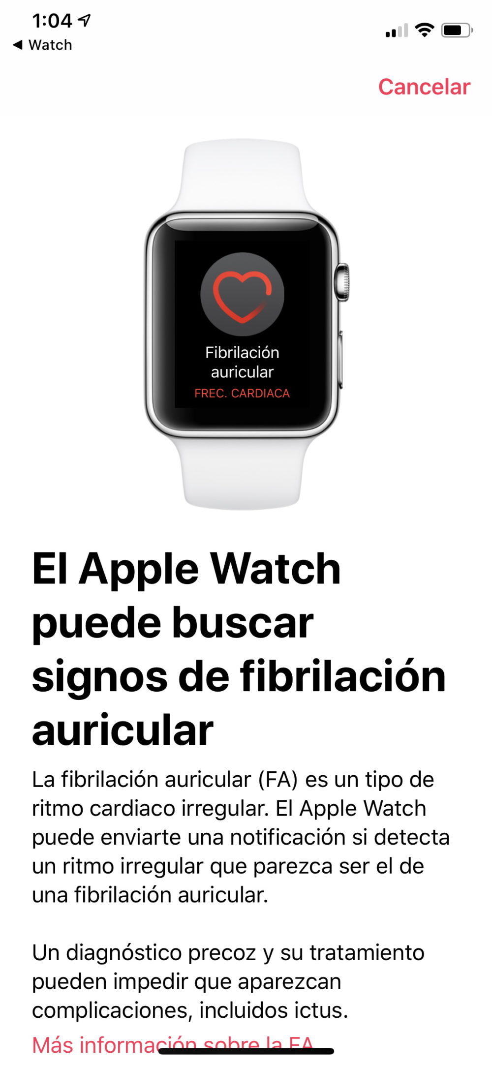 La app ECG del Apple Watch Series 4 ya está disponible en España