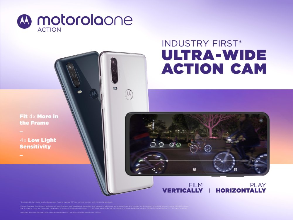 El Motorola One Action puede grabar vídeo en horizontal mientras lo sostienes en vertical